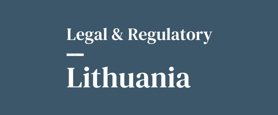 Regulatory Reform: Lithuania