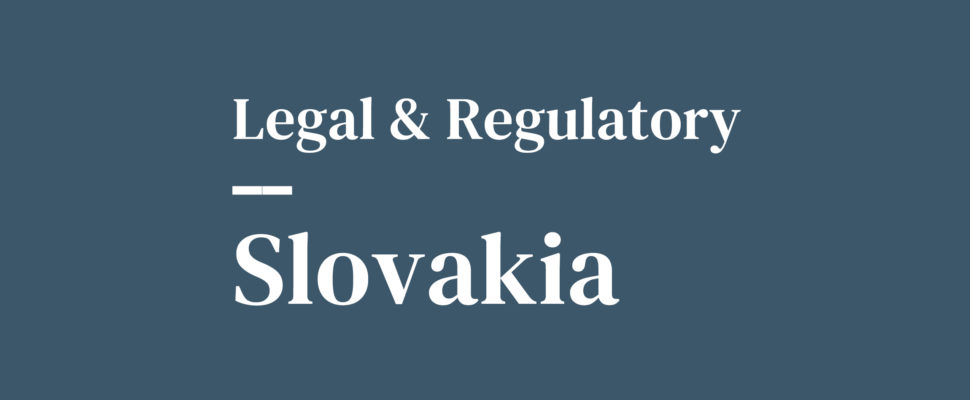 Regulatory, Pricing and Reimbursement: Slovakia