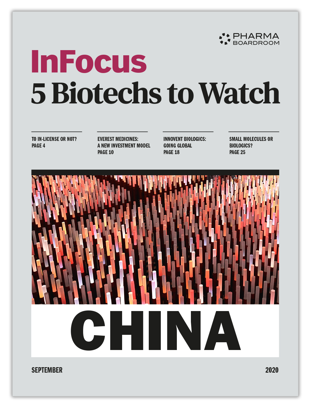 InFocus: 5 Biotechs to Watch in China (September 2020)